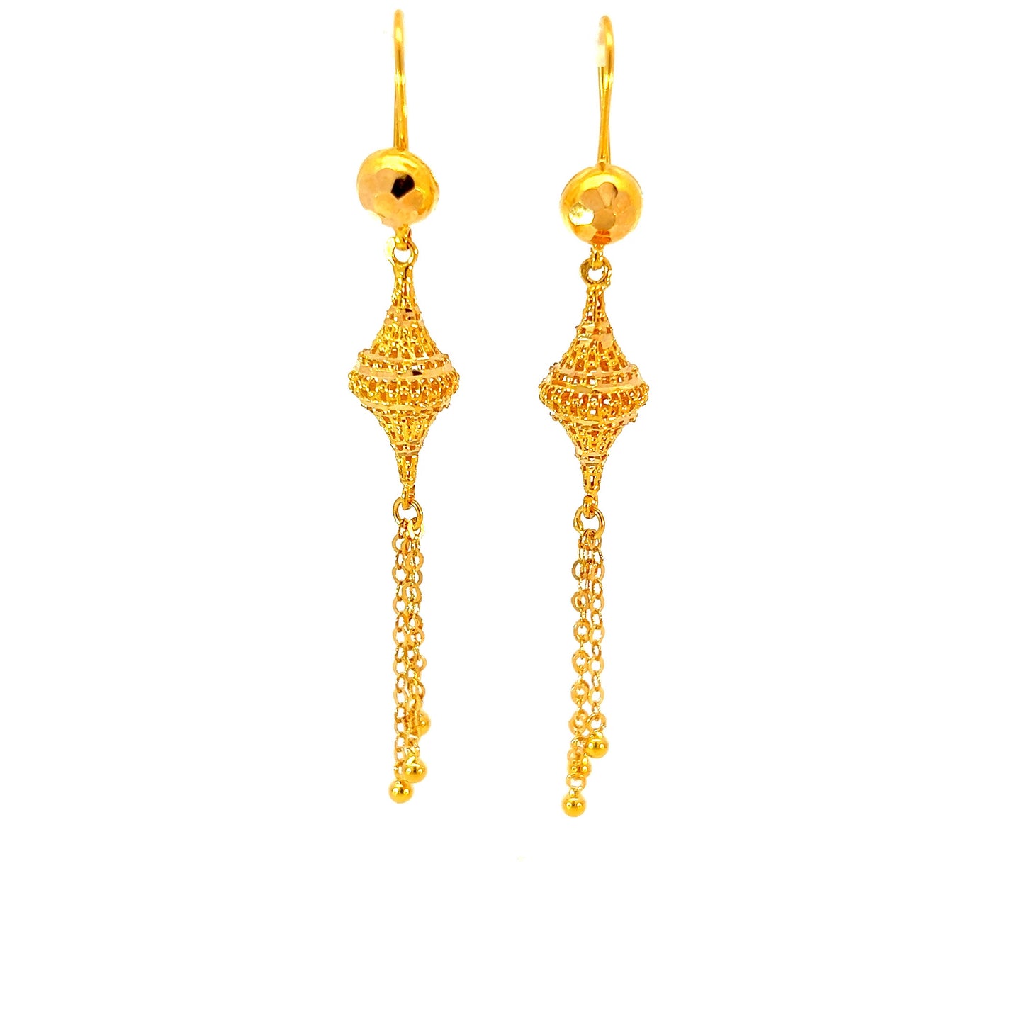 Earrings 21K gold